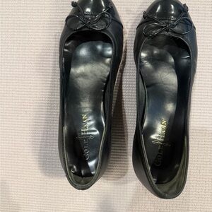 Cole Haan Black Leather Ballet shoes